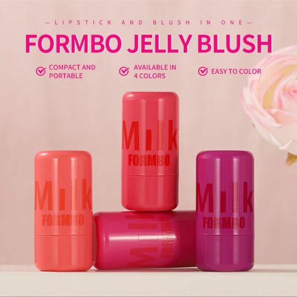 Milk Jelly Blush Stick - 2-in-1 Cheek and Lip Tint, Available in 4 Shades - Picture 3 of 6